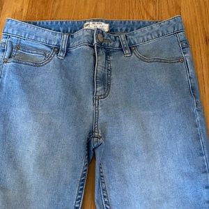 Free people distressed skinny jeans